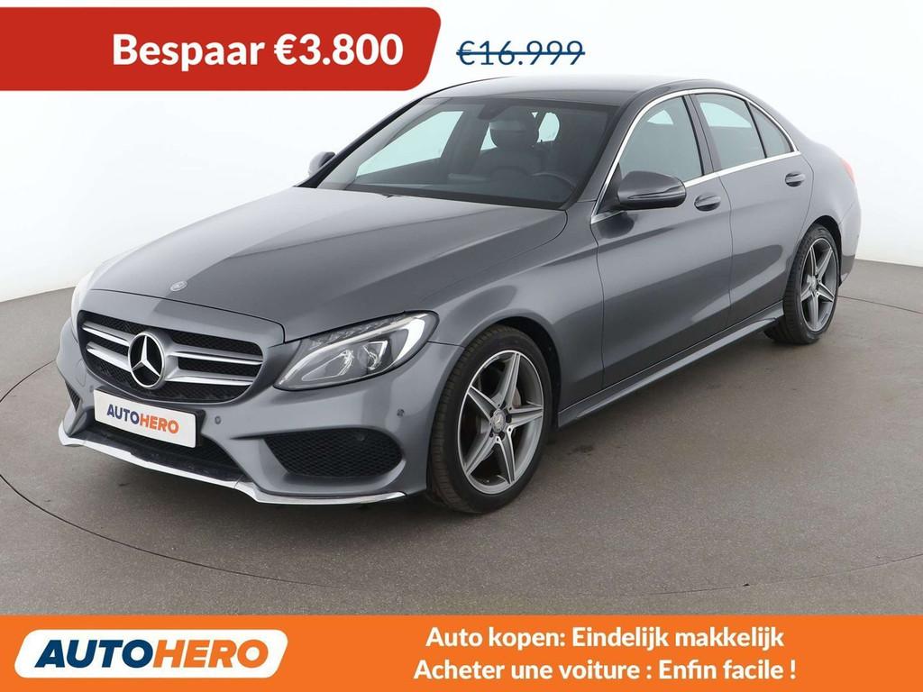 Mercedes-Benz C-Klasse 160 C 160 AMG Line (bj 2017), Auto's, 4 deurs, Achterwielaandrijving, Gebruikt, 129 g/km