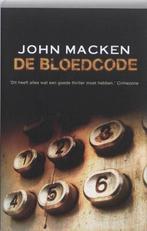 Te Koop Boek DE BLOEDCODE John Macken, Enlèvement ou Envoi, Comme neuf, Europe autre, John Macken