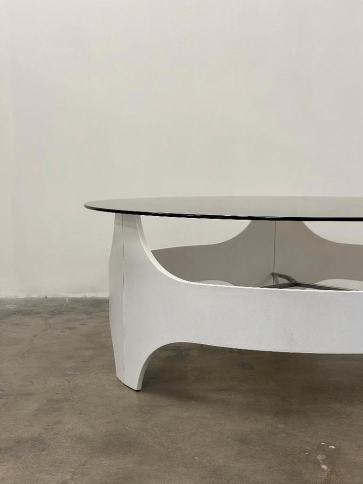 Vintage spaceage salon tafel, Maison & Meubles, Tables | Tables de salon, Comme neuf, Moins de 50 cm, 50 à 100 cm, 100 à 150 cm