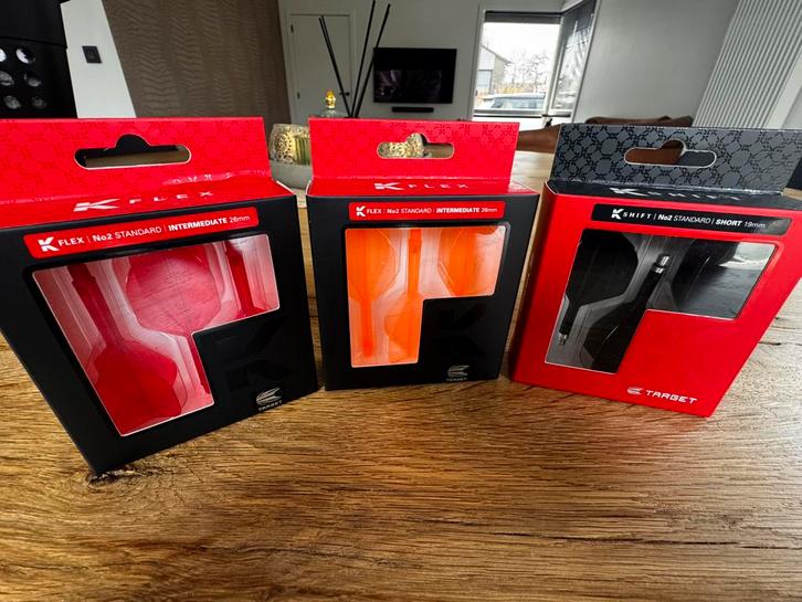 K-fex&K-shift flights No2 standaard, Sports & Fitness, Fléchettes, Comme neuf, Flights, Enlèvement