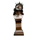 Buste Jezus met doornenkroon – Frankrijk – ca. 20e eeuw, Antiquités & Art, Antiquités | Objets religieux, Enlèvement ou Envoi