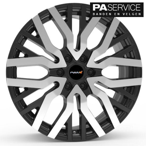 Nwe 19 inch Ruuud Brussels FPBLack Ford Transit MY2025 velge, Auto-onderdelen, Banden en Velgen, Banden en Velgen, 19 inch, Nieuw