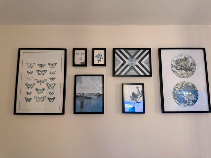 7 IKEA lijsten / kaders, Huis en Inrichting, Woonaccessoires | Lijsten, Zo goed als nieuw, Ophalen