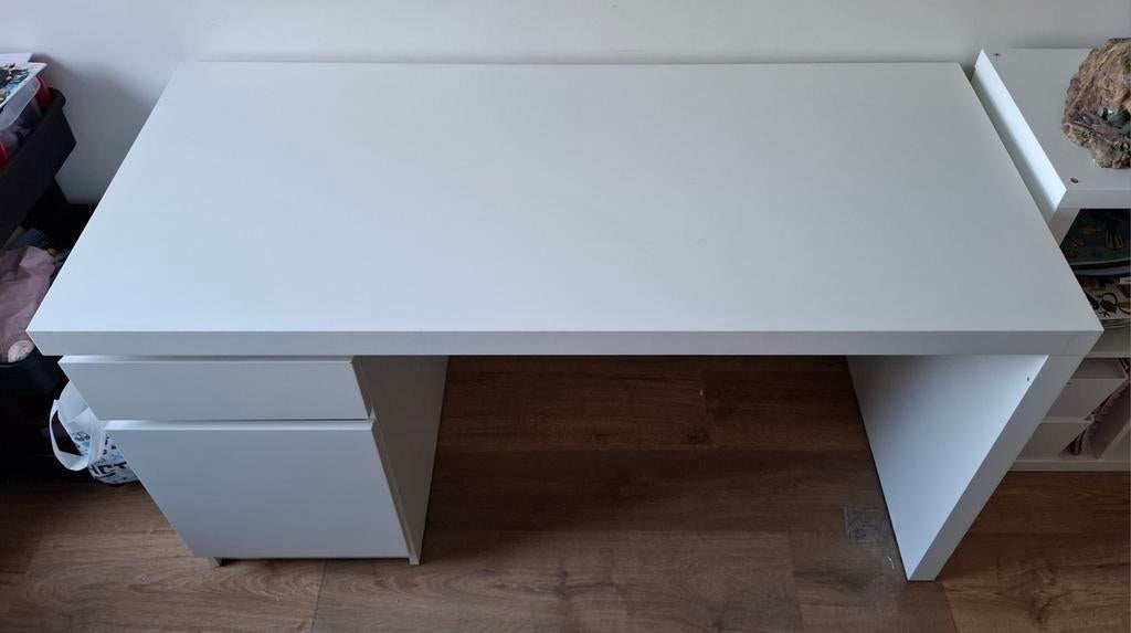 Bureau met opbergkast - 140x65cm, Maison & Meubles, Bureaux, Enlèvement