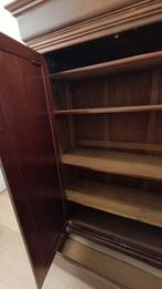 Mahonie opbergkast, Huis en Inrichting, Ophalen, Gebruikt, 200 cm of meer, Klassiek