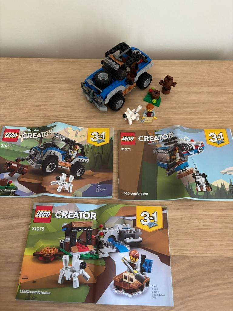 Lego creator 3in1 Outback Adventures 31075, Lego, Ophalen of Verzenden, Zo goed als nieuw, Compleet