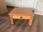 Massieve eiken bijzet/salon tafel 70x70x40, Huis en Inrichting, Tafels | Salontafels, Ophalen, 50 tot 100 cm, 50 tot 100 cm, Zo goed als nieuw