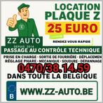 Plaque Z - plaque garage plaque v - contrôle technique
