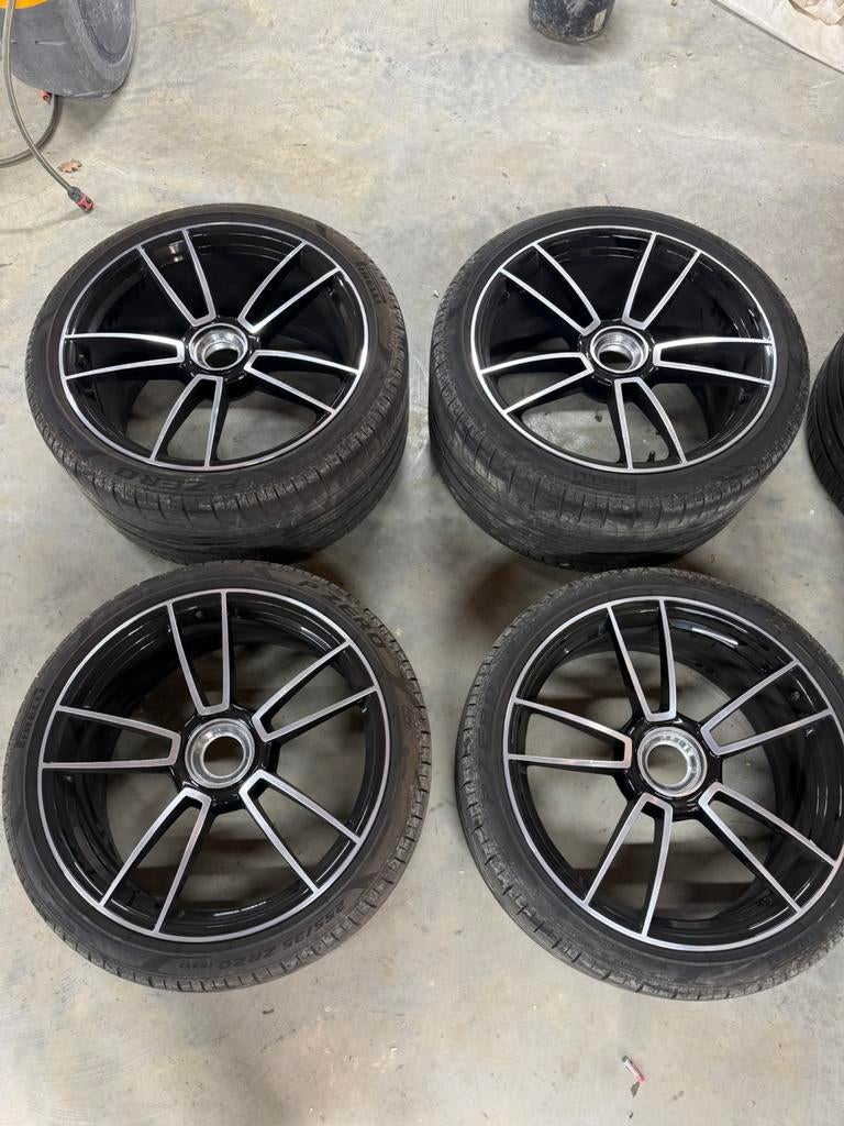 Porsche 992 turbo 20/21, Auto-onderdelen, Ophalen, 21 inch, Winterbanden, Velg(en)