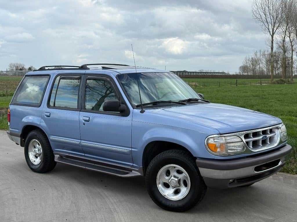 Ford Explorer SUV XLT 4X4 4.0 V6 LPG Lichte Vracht 1997, Auto's, Ford, Automaat, Beige, Blauw, Explorer