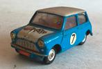 Mini Cooper blauw / wit dak Corgi # 227., Ophalen of Verzenden, Gebruikt, Auto, Corgi