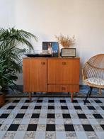 Vintage midcentury platenspeler meubel | kast | retro, Ophalen