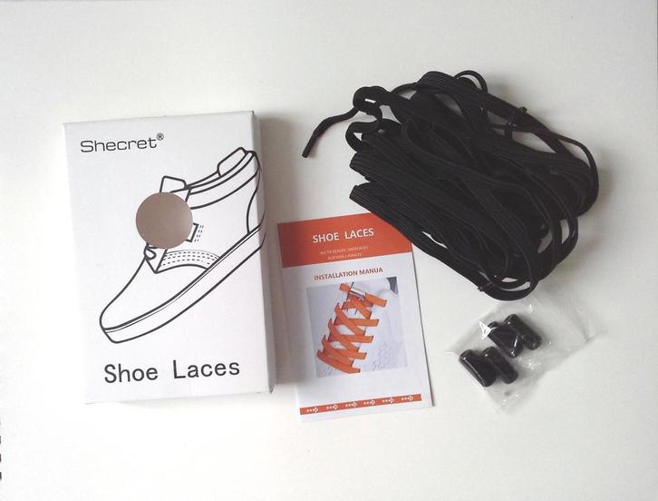 2 paires de lacets de chaussures élastiques noirs neufs, Vêtements | Hommes, Chaussures, Neuf, Noir, Enlèvement