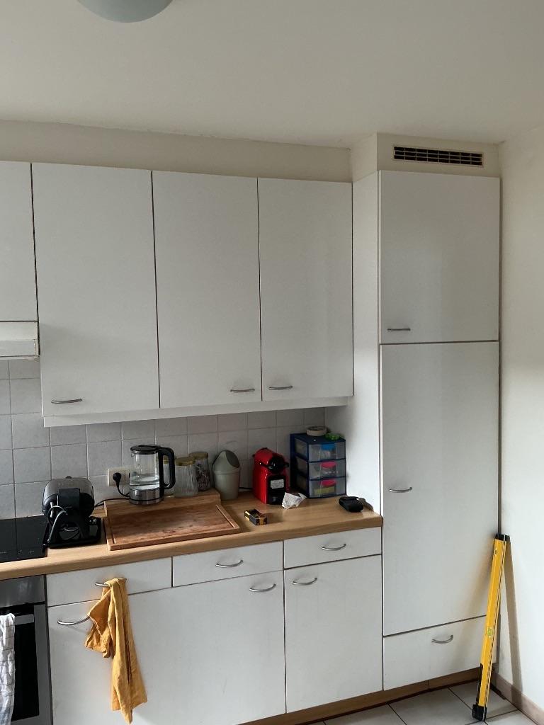 Keuken te koop, Bois, Enlèvement, Utilisé, Crème