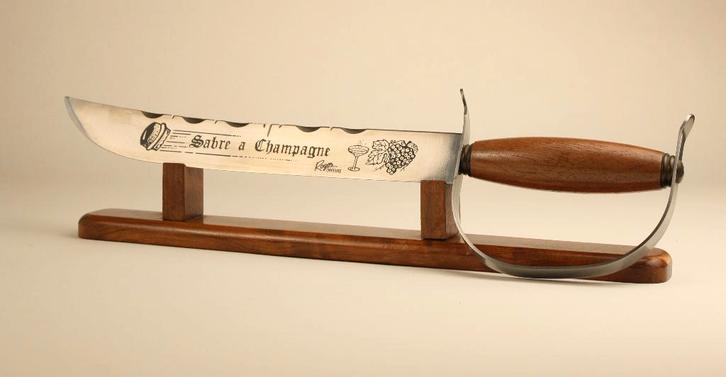 Champagne Sabrage Mes / Zwaard Roger Orfevre, Antiek en Kunst, Antiek | Gereedschap en Instrumenten, Ophalen