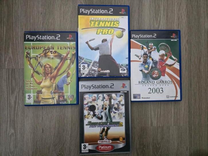Lot de 4 jeux de tennis PS2, Consoles de jeu & Jeux vidéo, Jeux | Sony PlayStation 2, Utilisé, Sport, 3 joueurs ou plus, À partir de 3 ans