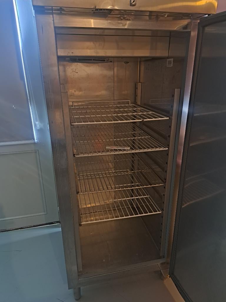 Koelkast inox, Ophalen, Gebruikt, Koelen en Vriezen