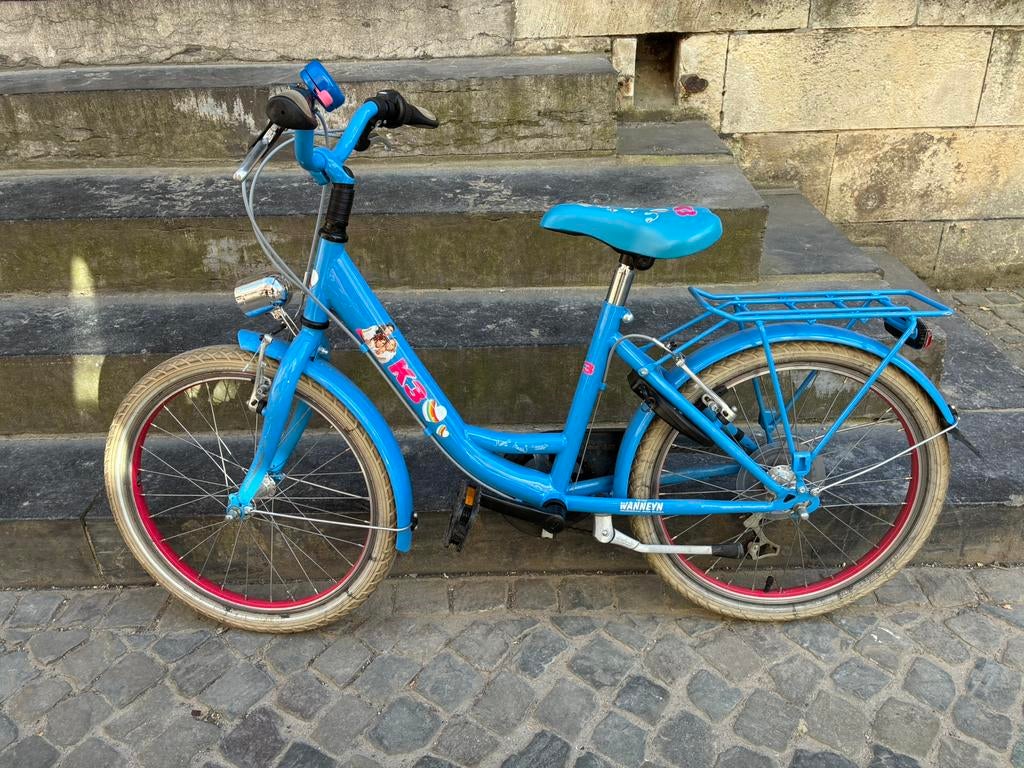 Kinderfiets K3, 20 inch, meisjes, Fietsen en Brommers, Fietsen | Meisjes, Gebruikt, 20 inch, Versnellingen, Velgrem, Ophalen