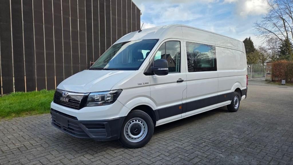 MAN TGE van 2020, dubbele cab, automaat, Wit, Bedrijf, Diesel, 5 deurs