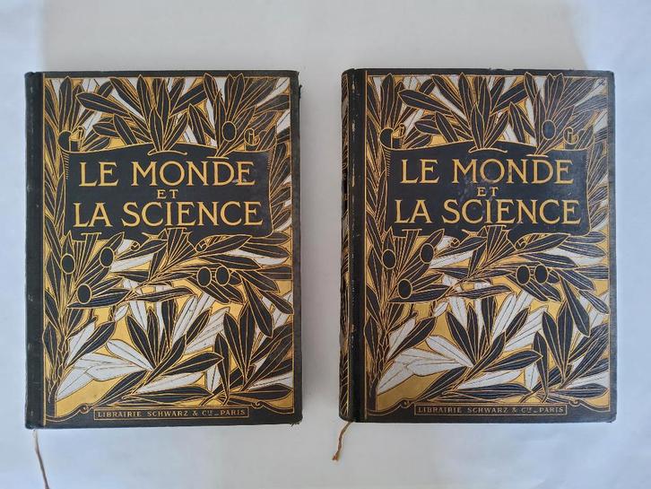 LE  MONDE  ET  LA  SCIENCE, Antiek en Kunst, Antiek | Boeken en Manuscripten, Ophalen of Verzenden