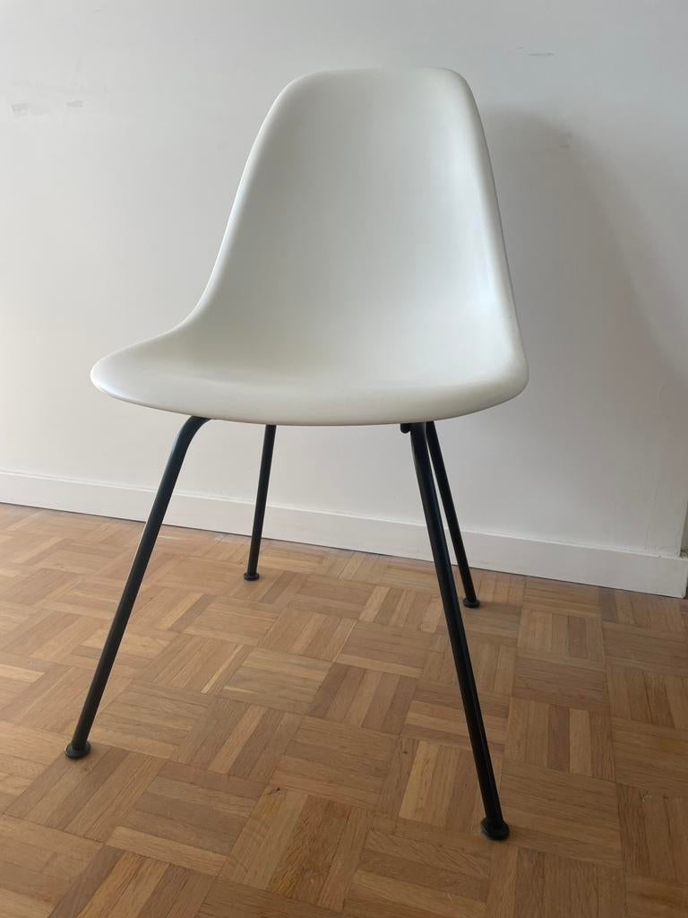 Vitra - Chaise Eames DSX, Enlèvement, Comme neuf, Blanc, Cinq, Six Chaises ou plus