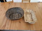 rieten mandje, Ophalen, Mand, Zo goed als nieuw, Riet