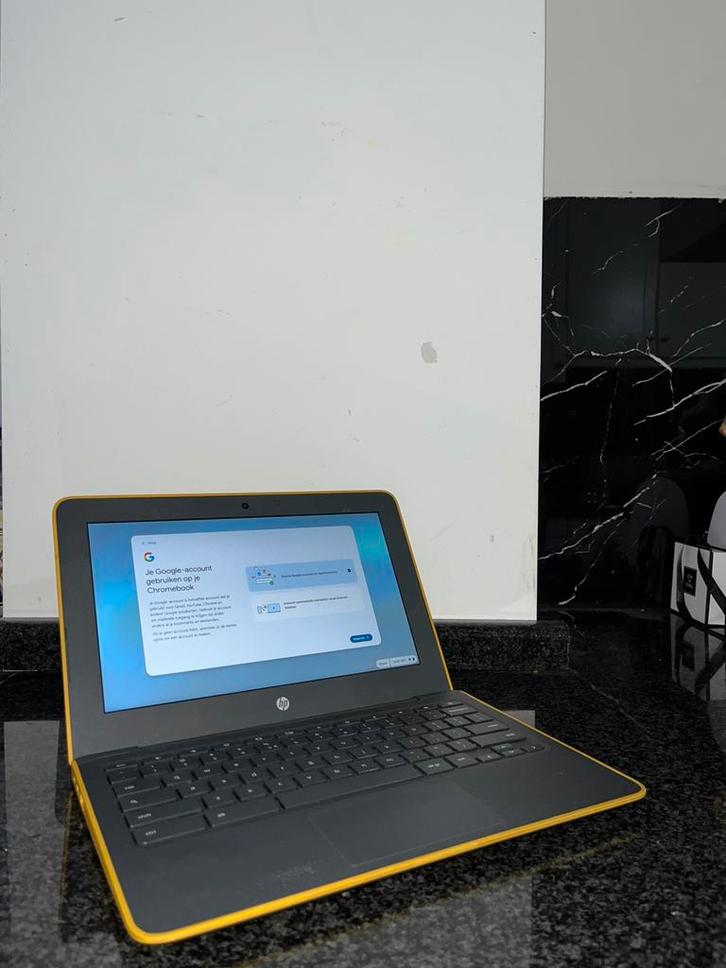 HP Touch Chromebook Geel, Computers en Software, Chromebooks, Zo goed als nieuw, Ophalen of Verzenden