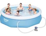 Zwembad + pomp | 274 x 76 cm | Bestway Fast Set, Kinderen en Baby's, Nieuw, Verzenden