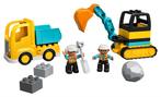 Lego Duplo Truck & Graafmachine met rupsbanden 10931, Ophalen of Verzenden, Gebruikt, Complete set, Duplo