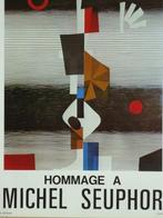 1974 hommage à Michel SEUPHOR vintage affiche poster expo, Antiek en Kunst, Ophalen of Verzenden