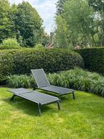 Ligstoel/Ligbed Tuin - Meubili - minimalistisch, zwart, Tuin en Terras, Ligbedden, Ophalen, Zo goed als nieuw, Rvs, Verstelbaar