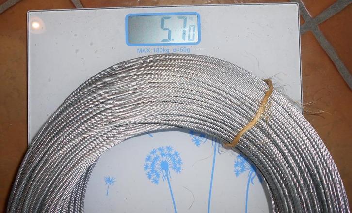 staalkabel, Doe-het-zelf en Bouw, IJzerwaren en Bevestigingsmiddelen, Nieuw, Ophalen of Verzenden