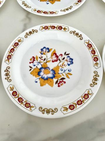 Opaline bordjes 6 st Arcopal vintage retro beschikbaar voor biedingen