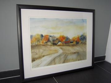 Mooie moderne tekening "Boerderij" beschikbaar voor biedingen