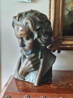 antieke buste van Beethoven/gesigneerd A.Trefolini, Antiek en Kunst, Ophalen of Verzenden