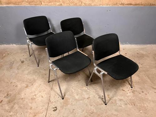 Giancarlo Piretti Castelli DSC 106 4 stoelen, Huis en Inrichting, Stoelen, Gebruikt, Ophalen