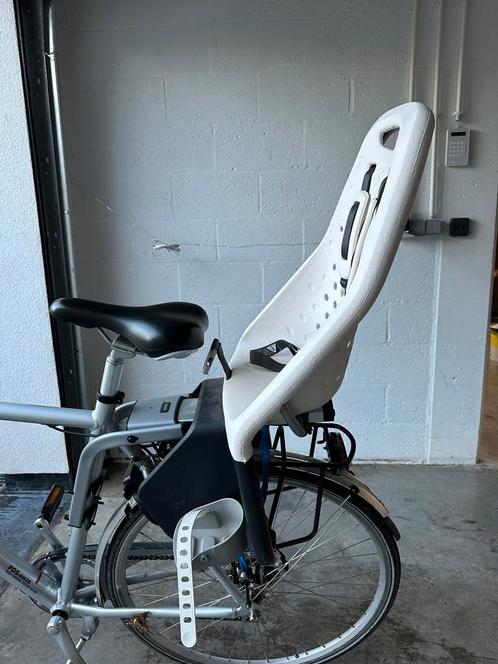 GMG Duo Maxi Yepp wit, Fietsen en Brommers, Fietsaccessoires | Fietsstoeltjes, Zo goed als nieuw, Achterzitje, Voetsteuntjes, Ophalen