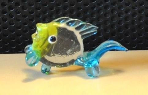 poisson miniature coloré en murano, Enlèvement ou Envoi