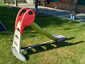 Smoby glijbaan in goede staat (met wateraansluiting), Kinderen en Baby's, Speelgoed | Buiten | Speeltoestellen, Ophalen, Gebruikt