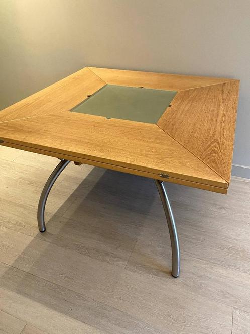 Tafel design ontwerp  Bob Van den Berghe 1976, Huis en Inrichting, Tafels | Eettafels, Zo goed als nieuw, 100 tot 150 cm, 150 tot 200 cm