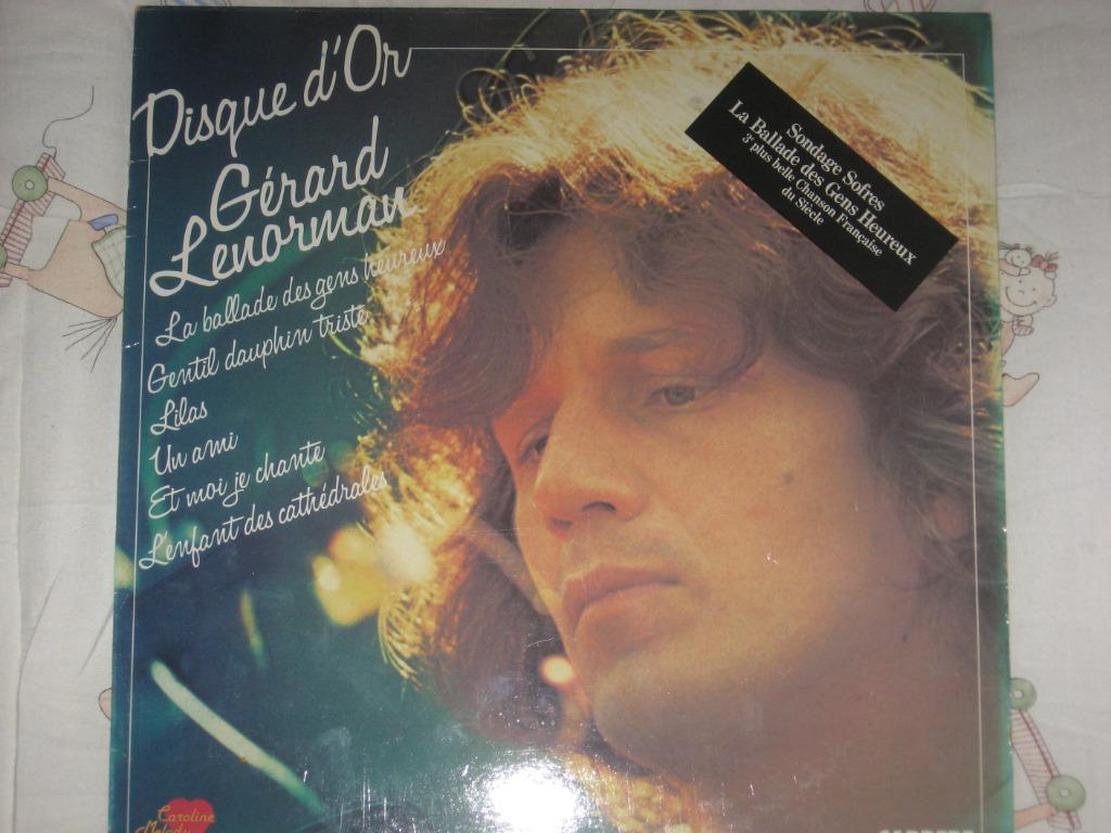 Disque vinyl 33 tours gerard lenorman disque d'or, CD & DVD, Vinyles | Pop, Comme neuf, Enlèvement ou Envoi