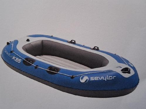 2 persoons opblaasroeiboot - blauw Sevylor Caravelle K85, Watersport en Boten, Roeiboten, Zo goed als nieuw, Overige materialen