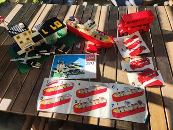 Vintage LEGO-set met instructies — politie, boot en bus  beschikbaar voor biedingen