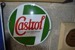 Plaque émaillée Castrol, Collections, Utilisé, Enlèvement ou Envoi