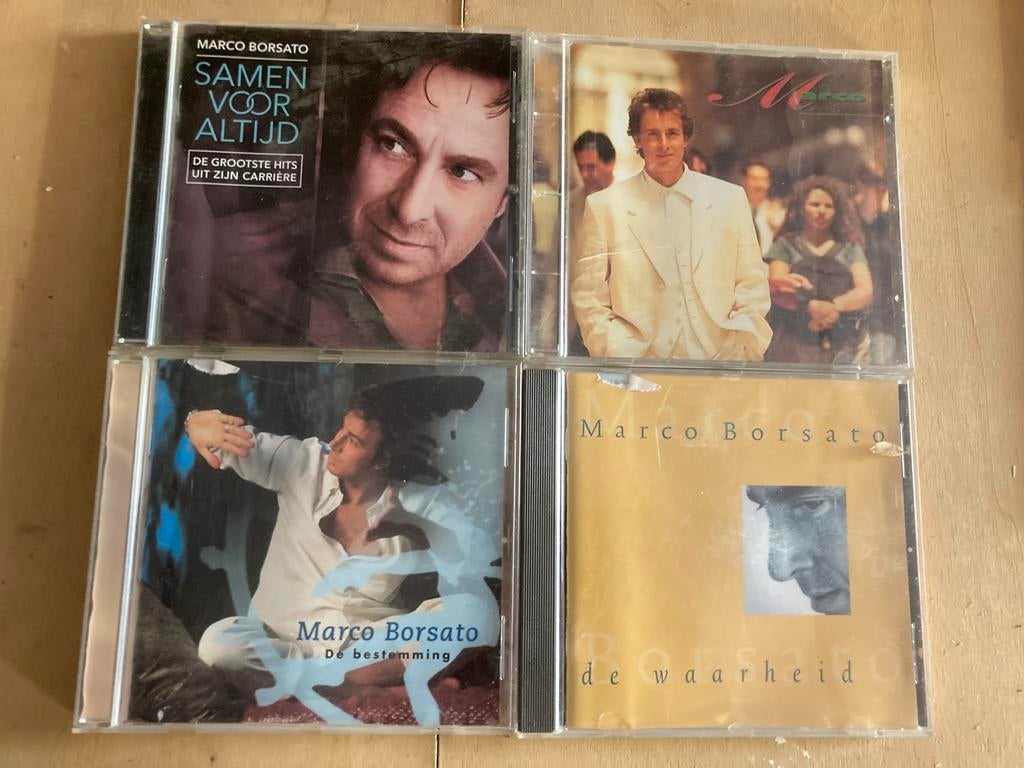 MARCO BORSATO setje v 4 cd’s, CD & DVD, CD | Néerlandophone, Comme neuf, Enlèvement ou Envoi