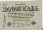 1000 000 Mark 1923 Berlin Duitsland, Postzegels en Munten, Verzenden, Duitsland, Los biljet