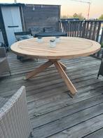Ronde tuintafel  diameter 150 cm, Tuin en Terras, Tuintafels, Ophalen, Zo goed als nieuw, Rond, Hout