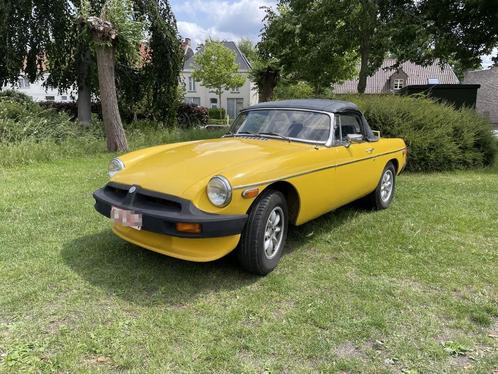 MGB Roadster, Auto's, Oldtimers, Particulier, MG, Benzine, Cabriolet, 2 deurs, Handgeschakeld, Overige kleuren, Zwart, Kunstmatig leder