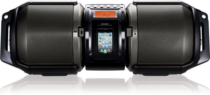 Sharp Boombox 100watt, Audio, Tv en Foto, Stereoketens, Gebruikt, Cd-speler, Tuner of Radio, Speakers, Sharp, Draagbaar, MP3-aansluiting