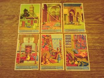 chromo liebig de Marokkaanse kunst, Verzamelen, Ophalen of Verzenden, Voor 1940, Prent